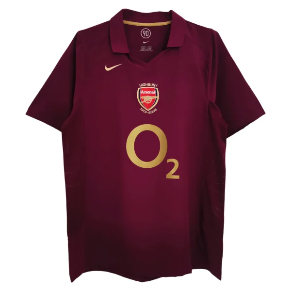 camiseta-arsenal-05-06-primera-equipacion Arsenal 05/06 primera equipación
