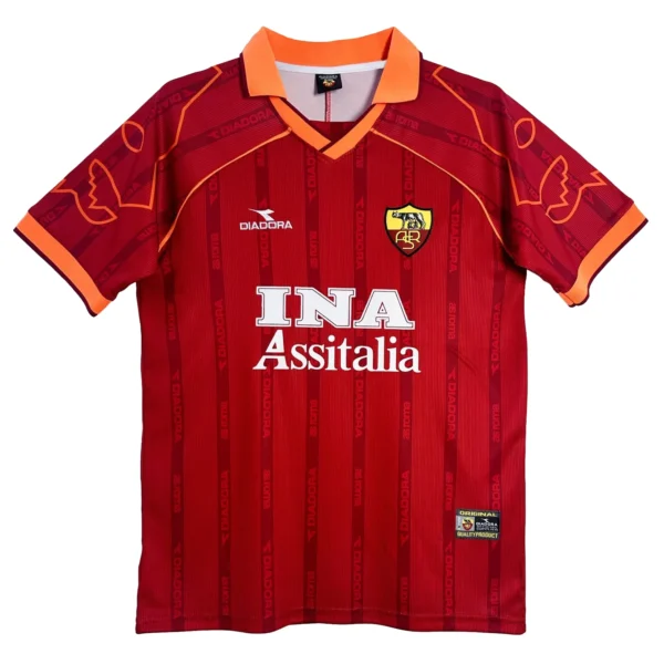 camiseta-as-roma-99-00-primera-equipacion AS Roma 99/00 primera equipación