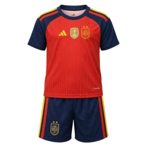 España Mundial 2026 primera equipación conjunto infantil