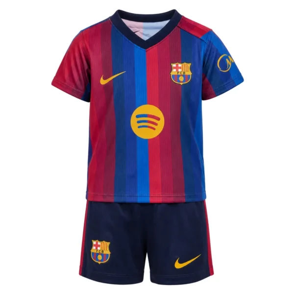FC Barcelona 26/27 primera equipación conjunto infantil