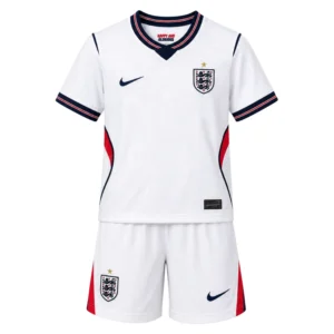 Inglaterra Mundial 2026 primera equipación conjunto infantil
