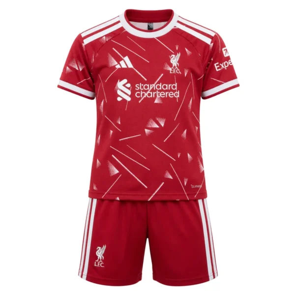Liverpool 26/27 primera equipación conjunto infantil