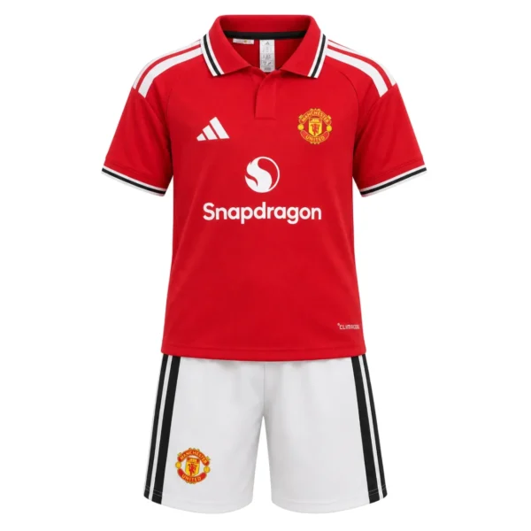 conjunto-infantil-manchester-united-26-27-primera-equipacion Manchester United 26/27 primera equipación conjunto infantil