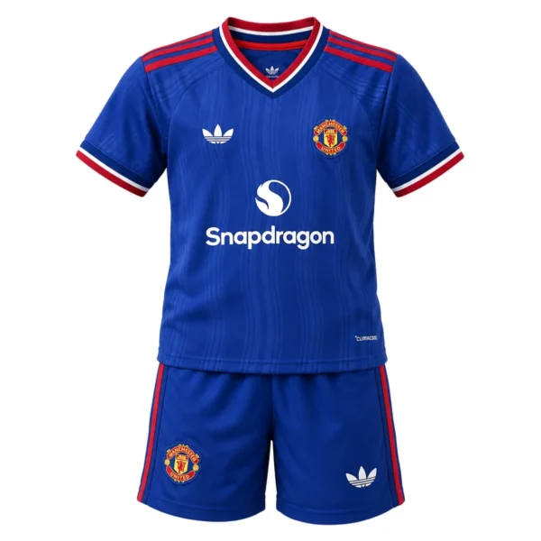 Manchester United 26/27 segunda equipación conjunto infantil